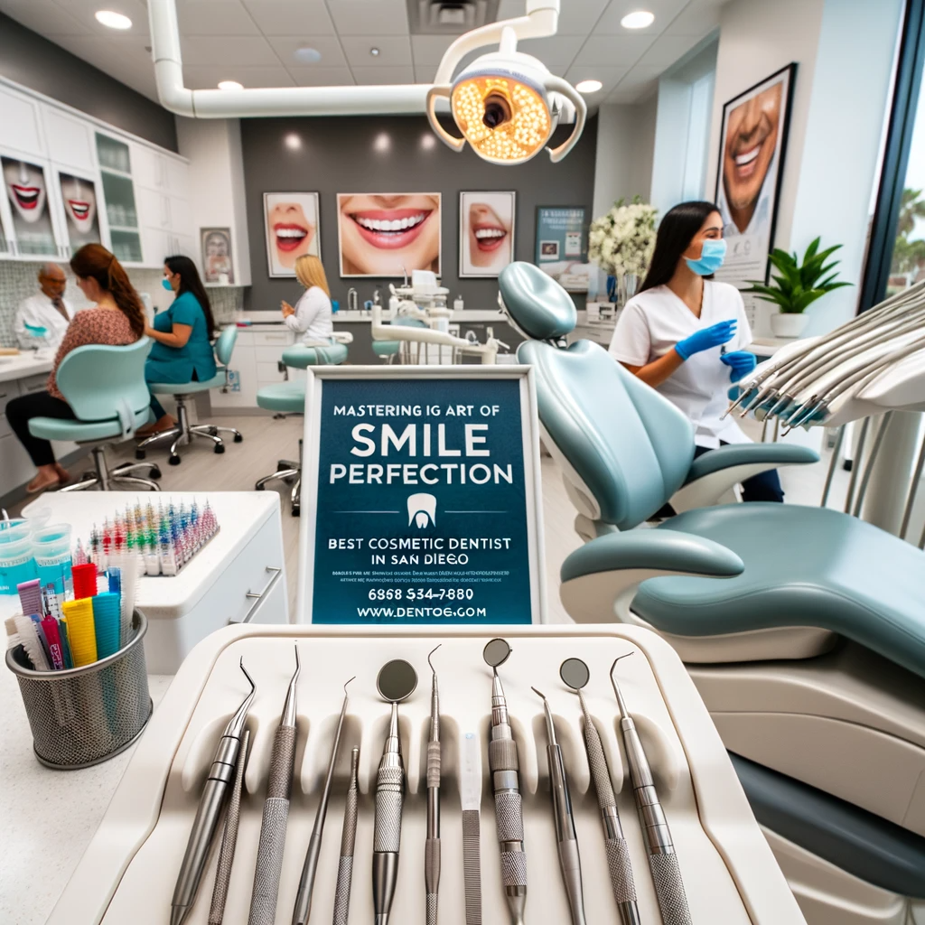 Dental professionals at work in a leading San Diego cosmetic dentistry.