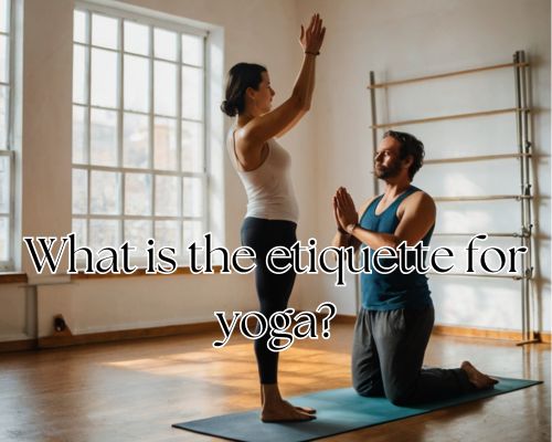 Grounded and still in a yoga position.