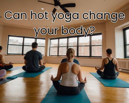 Practitioners breathes deeply while doing Bikram yoga.